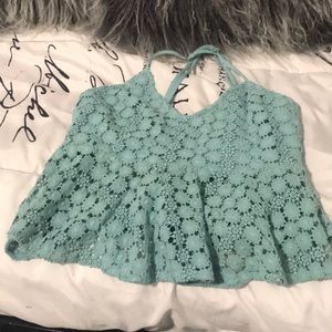 Forever 21 blue shirt